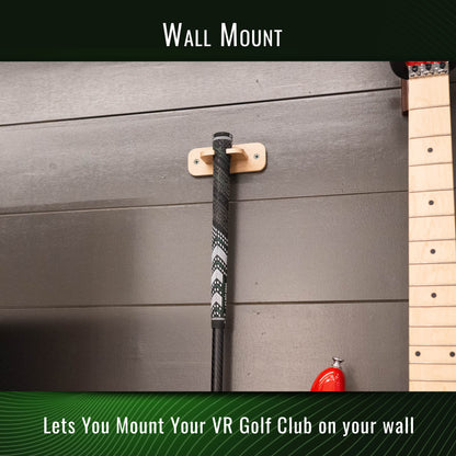 DriVR Wall Mount System -  Storage System for Standard and Putter Gripped DriVR VR Golf Club Handles