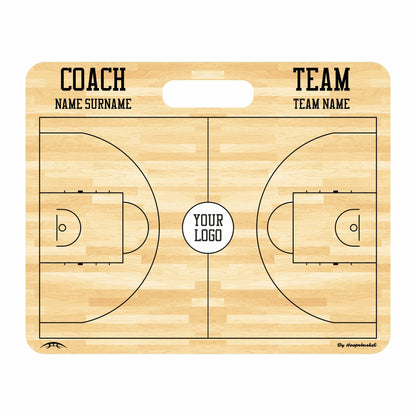 Custom FIBA Basketball Coaching Board 15.7 x 12.6 in (Magnetic)