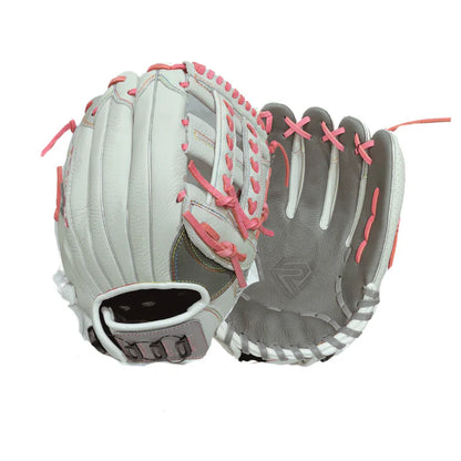 Resilient SFBL Youth Fastpitch Softball Glove Pretty In Pink Double Braid