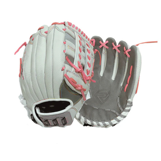 Resilient SFBL Youth Fastpitch Softball Glove Pretty In Pink Double Braid