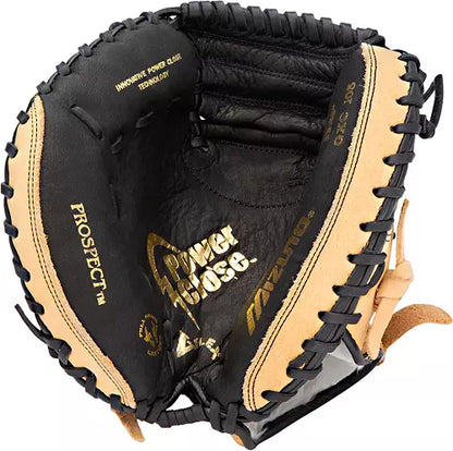 Mizuno GXC105 Prospect Black/Tan 32.50" Baseball Catcher's Mitt