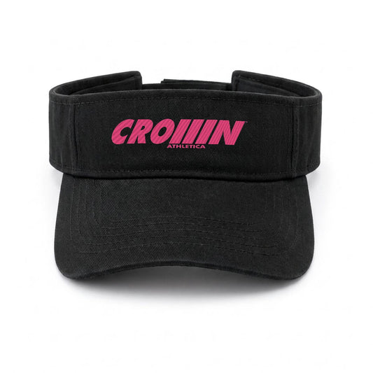 CROWN ATHLETICA /// Embroidered Logo Visor (BLACK)