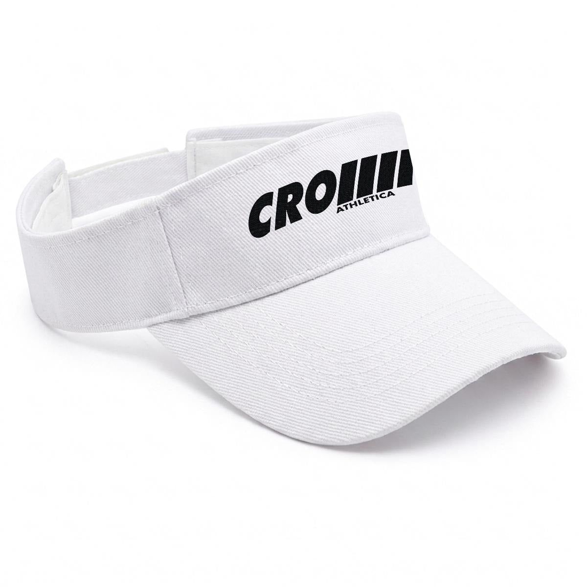 CROWN ATHLETICA /// Embroidered Logo Visor (WHITE)