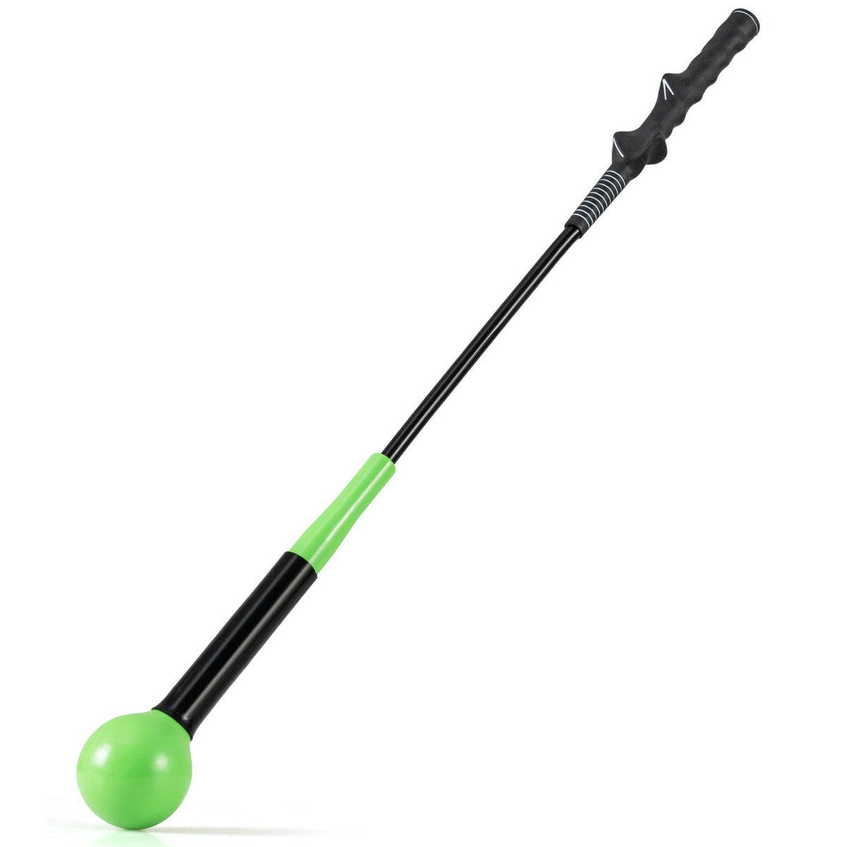 31.5 Inch Golf Swing Trainer Aid with Weighted Head for Grip Rhythm Balance