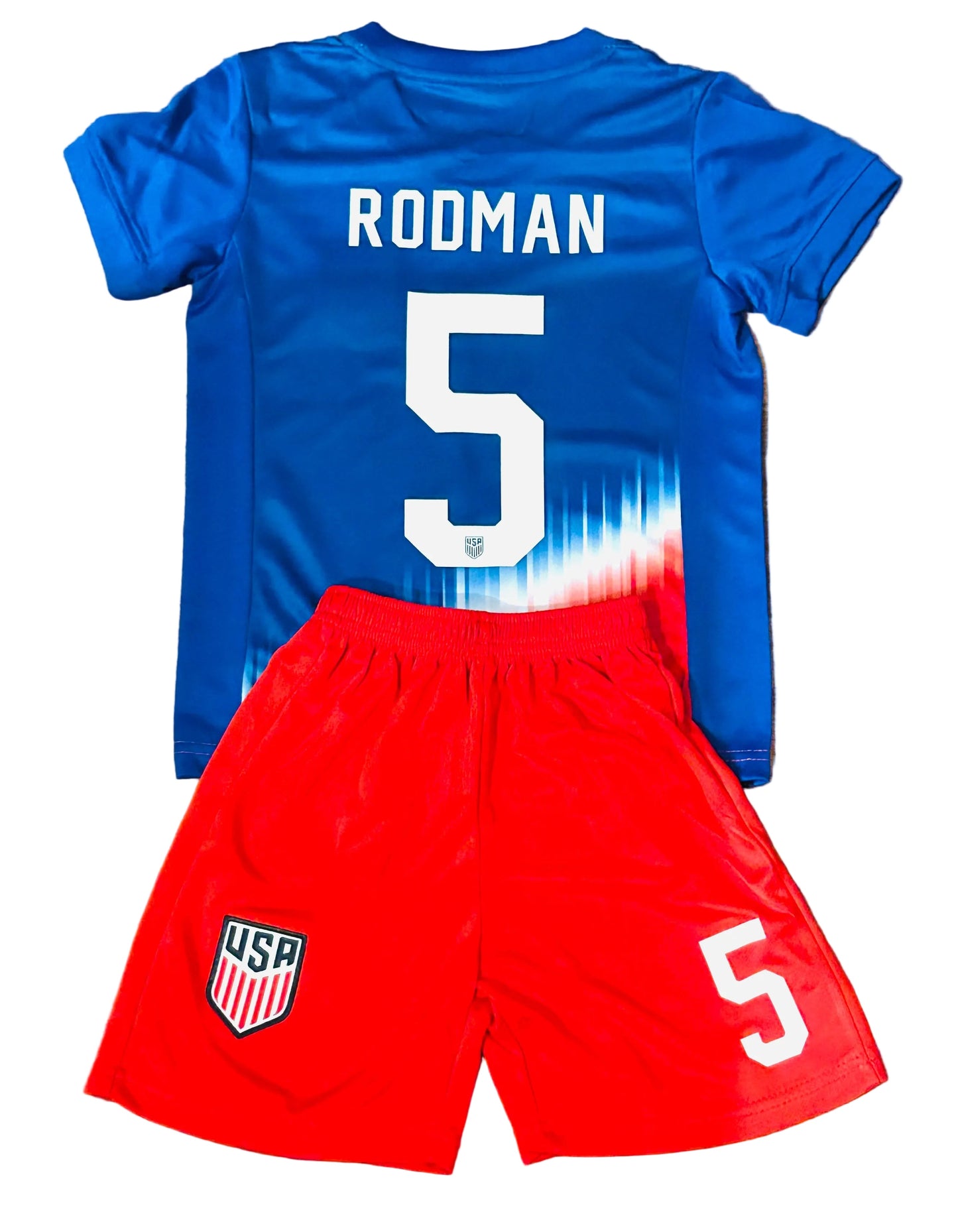 Trinity Rodman USA Kids Soccer Jersey Set - Toddler & Youth Sizing