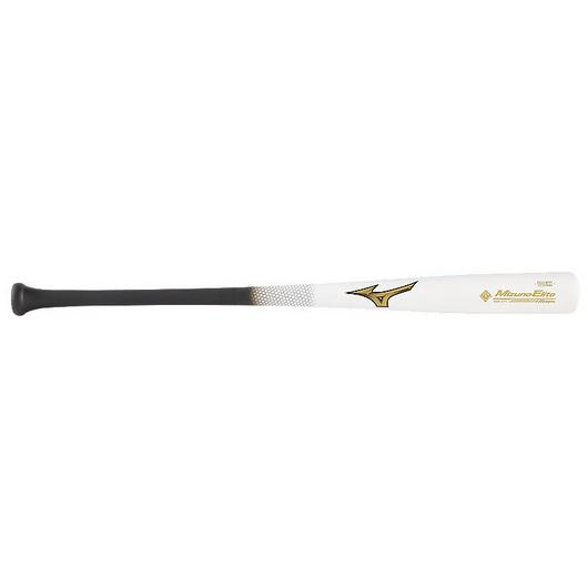 Mizuno MZE 271 Bamboo Elite Wood Baseball Bat (Matte White/Matte Black)