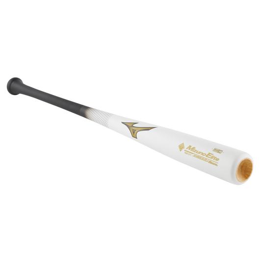 Mizuno MZE 271 Bamboo Elite Wood Baseball Bat (Matte White/Matte Black)