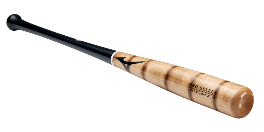 Mizuno Pro Select MZM 243 Maple Wood Baseball Bat (Natural/Black)