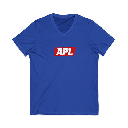 Unisex Jersey Short Sleeve V-Neck Tee