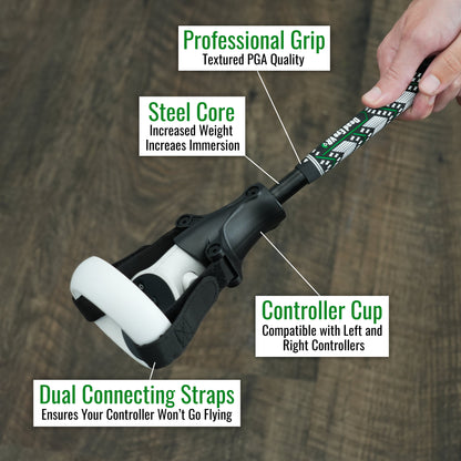 DriVR - VR Golf Club Handle Accessory - Rift S, Meta Quest / Quest 2