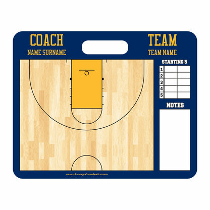 Custom Women's NCAA Basketball Coaching Board 22 x 17.5 in (Magnetic)