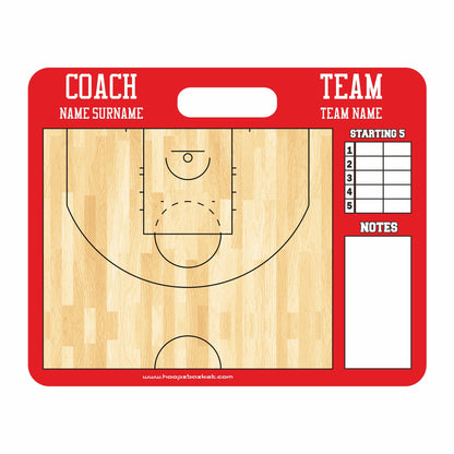 Custom WNBA Basketball Coaching Board 15.7 x 12.6 in (Magnetic)