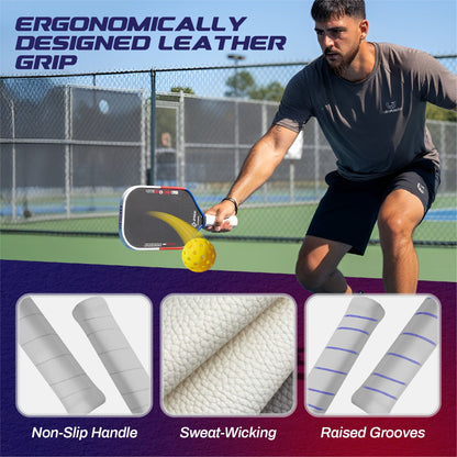 APL DJ Young Starion Pro+ 16mm Pickleball Paddle | Carbon Fiber | Gen 4 Thermoformed Foam Technology