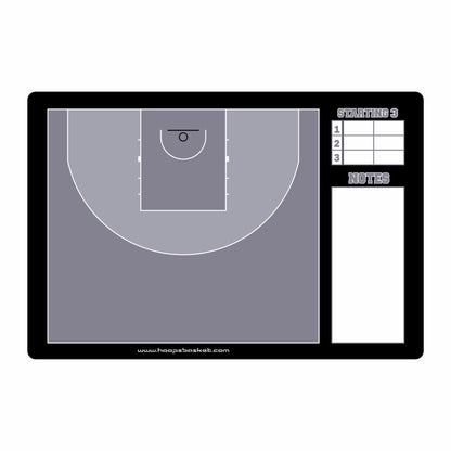 Custom 3x3 Basketball Coaching Board 15.7 x 10.6 in (Classic)