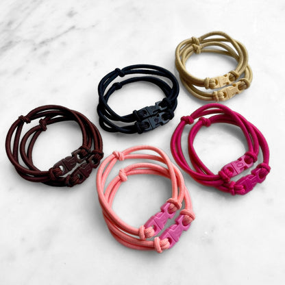 Buckle Hair Tie Elastics – Quick-Release, Snag-Free, Zero Tangles