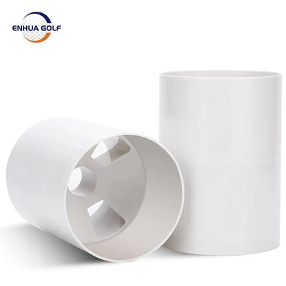 4'' White Plastic Golf Hole Cup