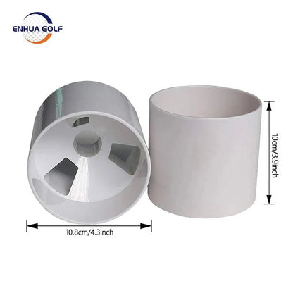 4'' White Plastic Golf Hole Cup