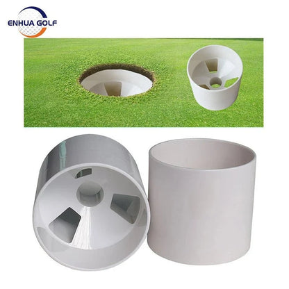 4'' White Plastic Golf Hole Cup