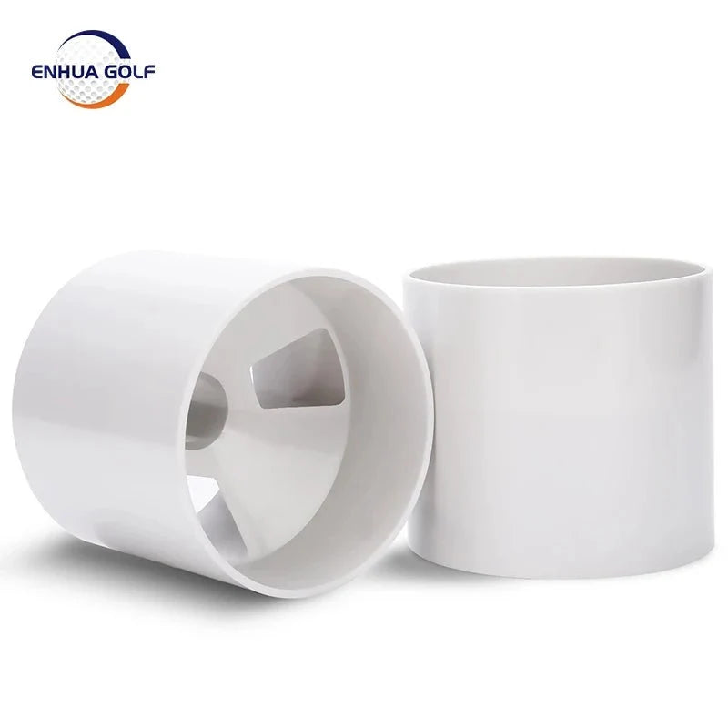 4'' White Plastic Golf Hole Cup