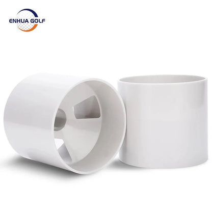 4'' White Plastic Golf Hole Cup