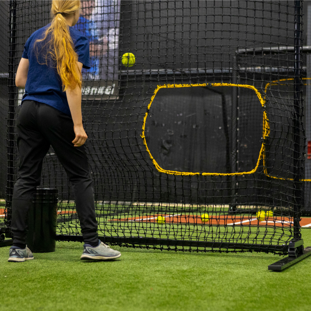 Web Flex Pro 7x7 Softball Pitching Screen | Ricochet-Free Protection | Lifetime Warranty