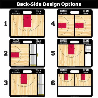 Custom High School Basketball Coaching Board 15.7 x 12.6 in (Magnetic)