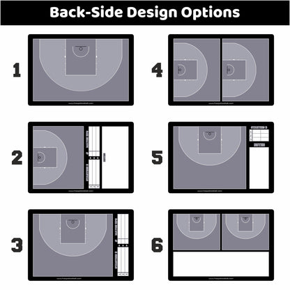Custom 3x3 Basketball Coaching Board 15.7 x 10.6 in (Classic)