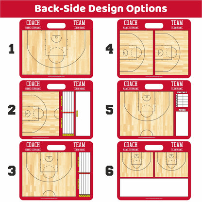 Custom WNBA Basketball Coaching Board 15.7 x 12.6 in (Magnetic)