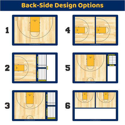 Custom Women's NCAA Basketball Coaching Board 15.7 x 10.6 in (Classic)