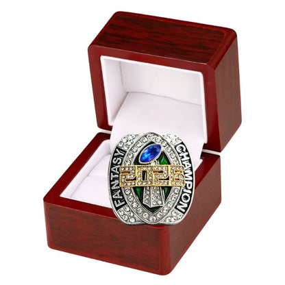 2026 Fantasy Football Championship Ring Replica- Colorful Enamel Front Design