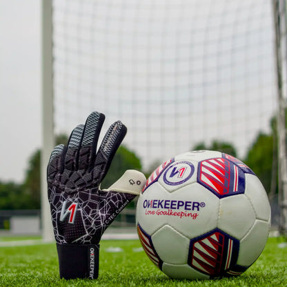 C-TEC Black and White with Thin Neoprene Backhand for Cold Weather