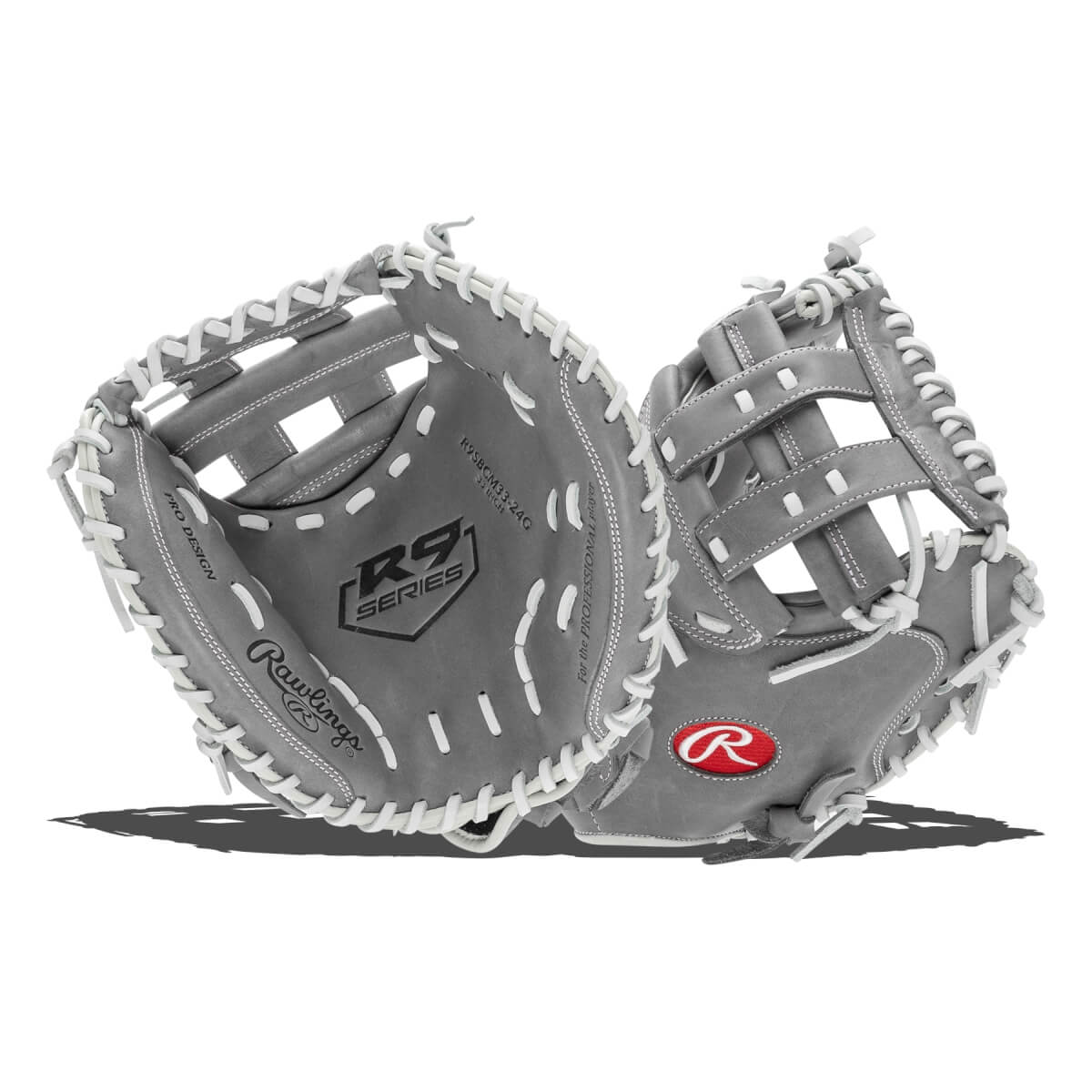 Rawlings R9 33" Fastpitch Softball Catcher's Mitt: R9SBCM33-24G