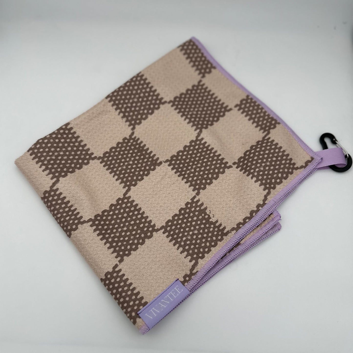 5th Ave Fabric | Checkered Magnetic Golf Towel