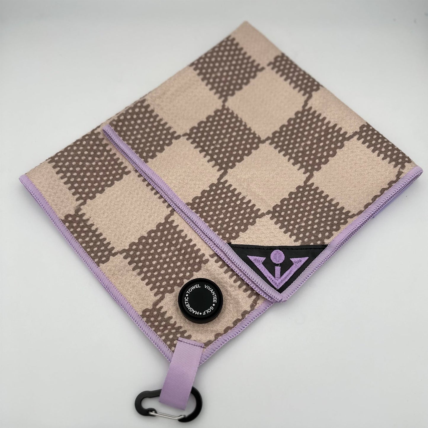 5th Ave Fabric | Checkered Magnetic Golf Towel