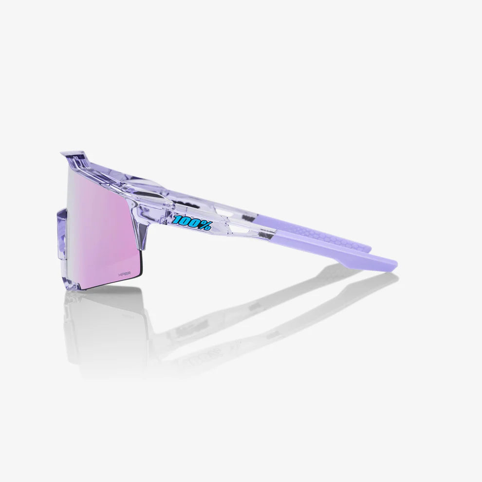 100% SPEEDCRAFT Performance Sunglasses - Polished Translucent Lavender / HiPER Lavender Mirror Lens