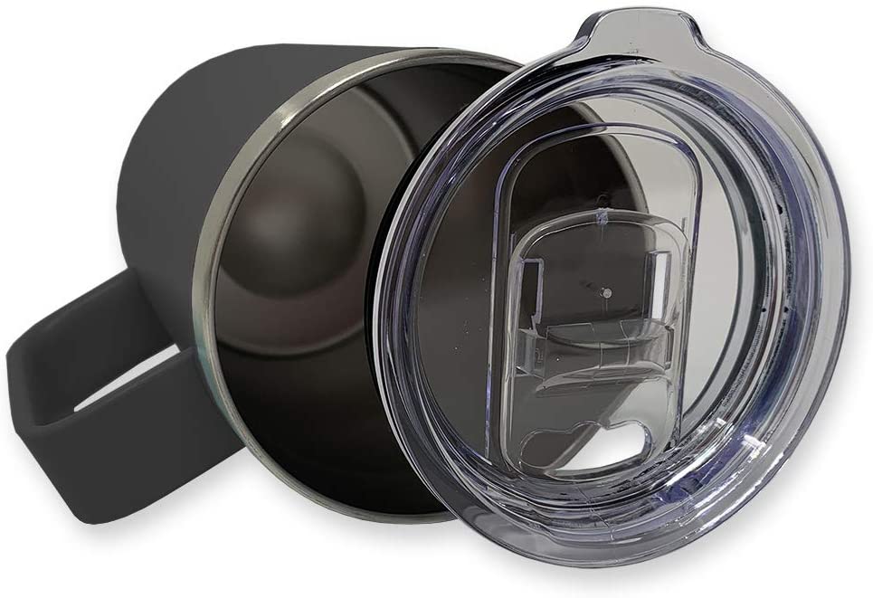 15oz Vacuum Insulated Coffee Mug, Baseball Ball, Personalized Engraving Included