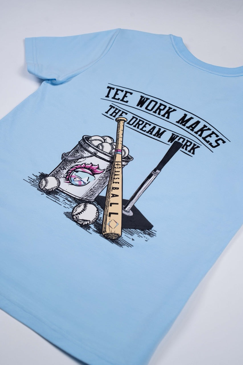 Tee Work - Pale Blue V2