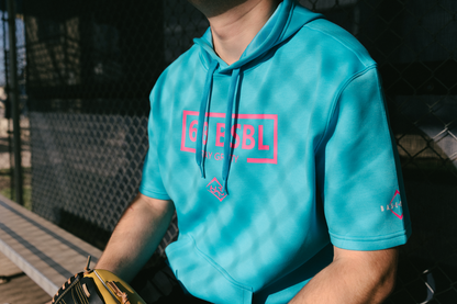 Short-Sleeve Hoodie - 643 Box Electric Blue V2