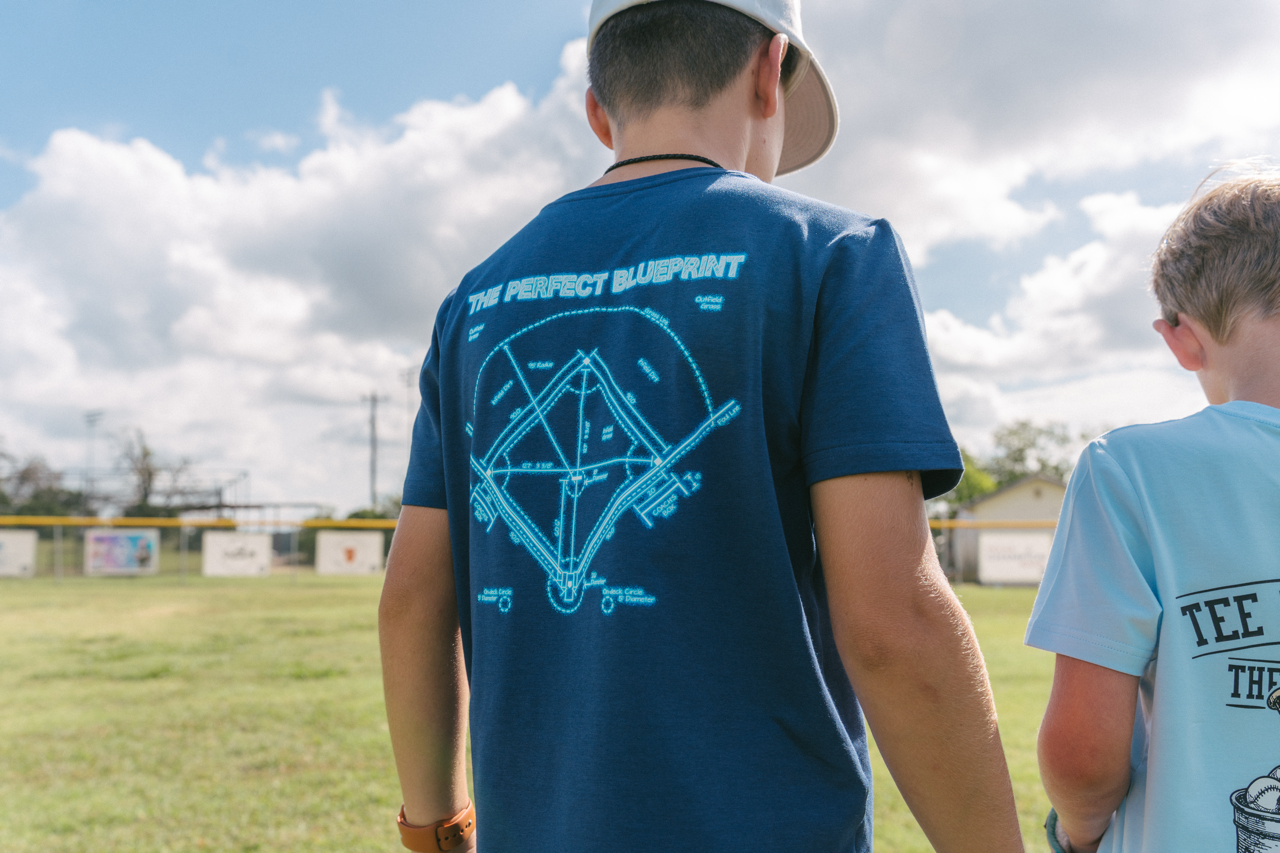 Blueprint Youth Tee - Navy V2