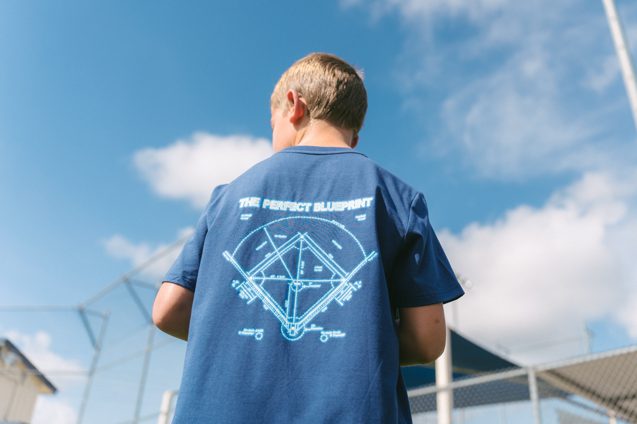 Blueprint Youth Tee - Navy V2