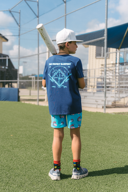 Blueprint Youth Tee - Navy V2