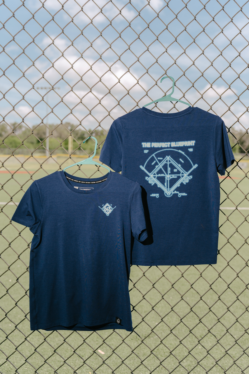 Blueprint Youth Tee - Navy V2