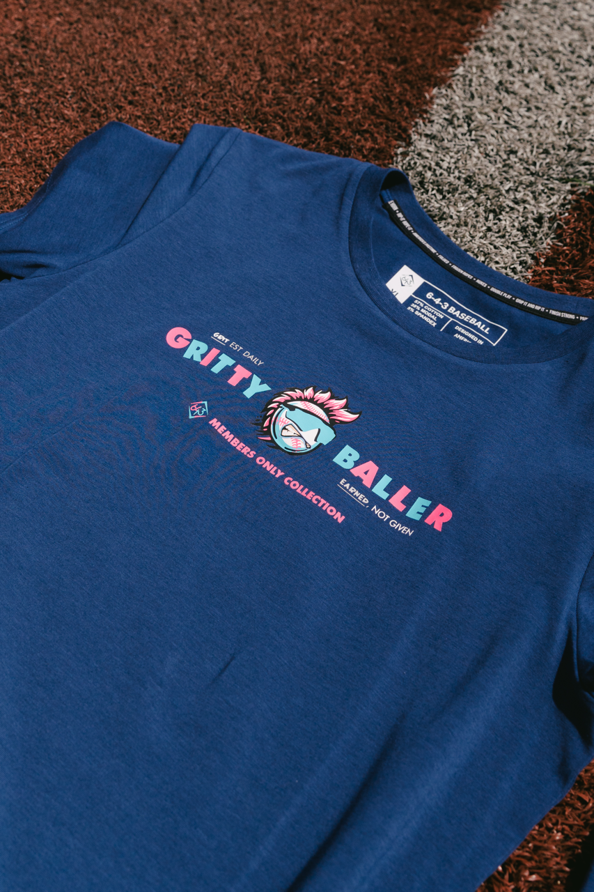 Members Only Youth Tee - Navy V2