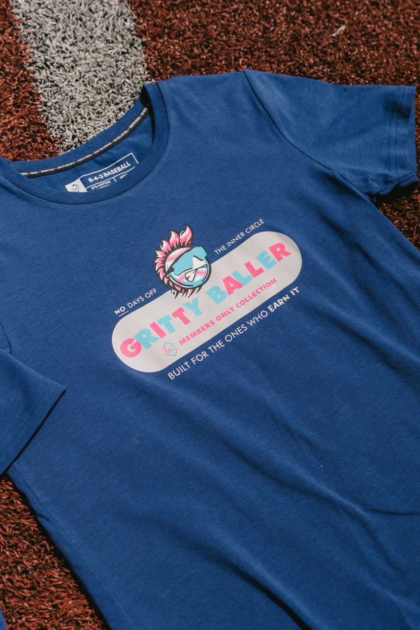 No Days Off Youth Tee - Navy V2