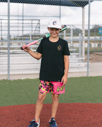 Party Time Youth Tee - Black V2