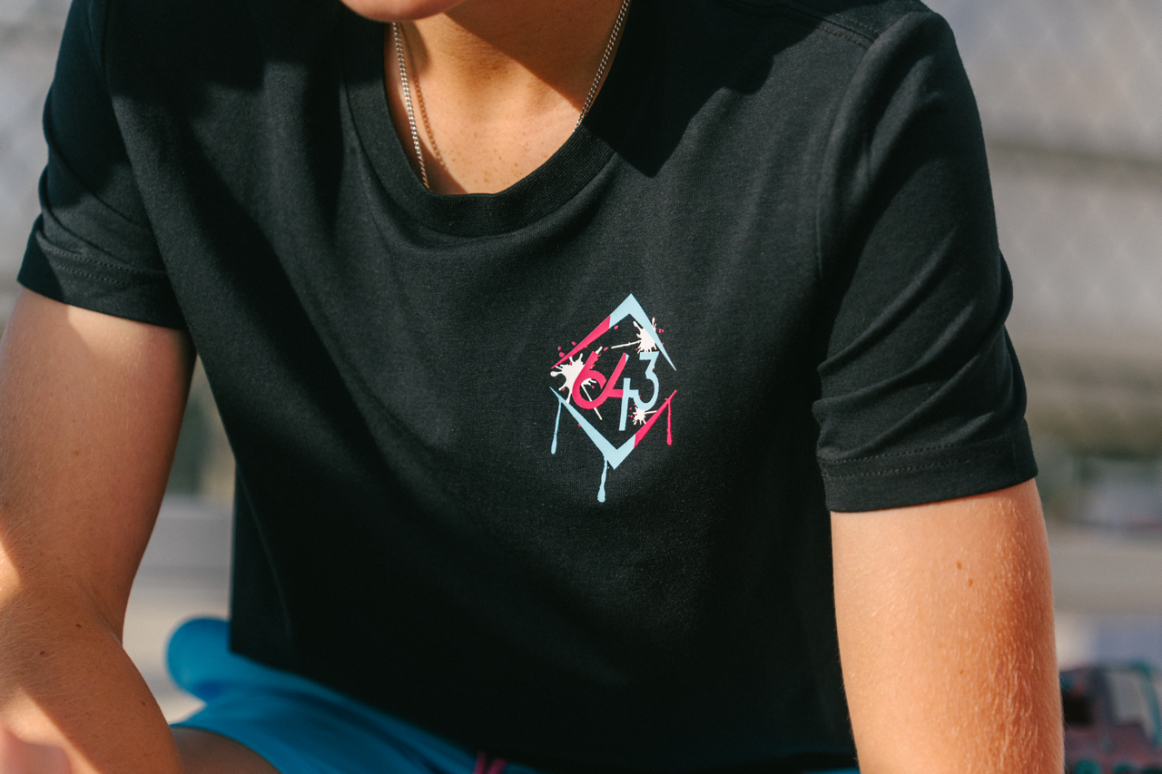 Turn Two Youth Tee - Black V2