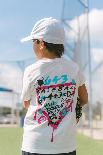 Turn Two Youth Tee - White V2
