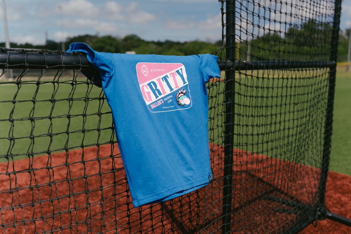 Gritty Vintage Youth Tee - Blue V2