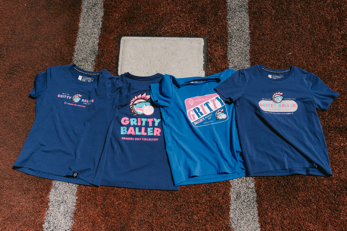 Gritty Vintage Youth Tee - Blue V2