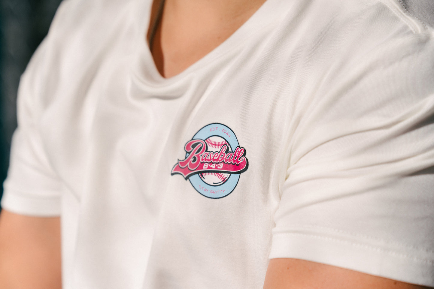 643 Circle Brand Youth Tee - White V2